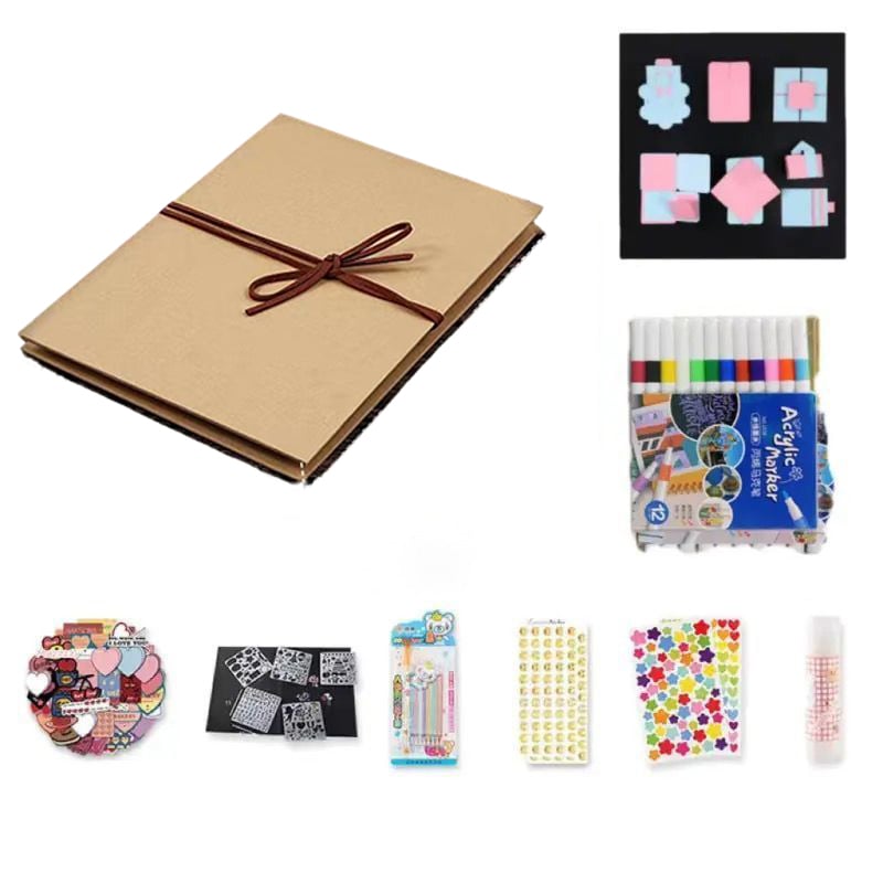 ✨The Memory Keeper: 99+ Inch Accordion Scrapbook Album📚