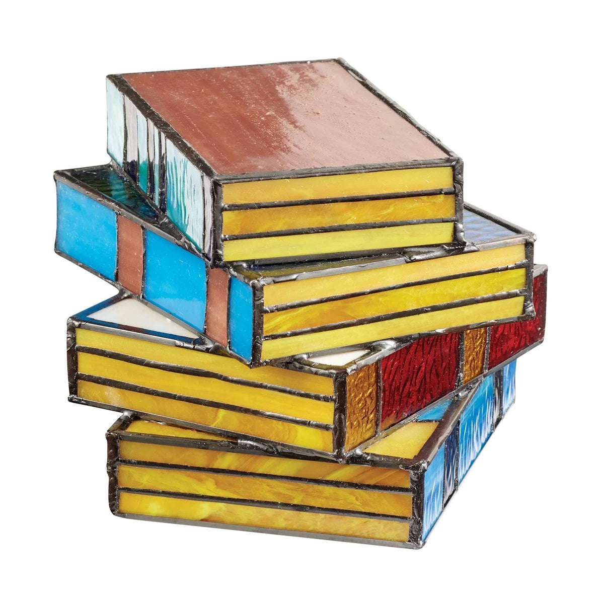 🔥Last Day 49% Off🔥 Stained Stacked Books Lamp📚