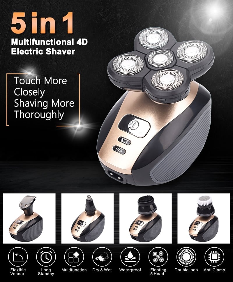 (Sale- 49% OFF💝) 5 In 1 Multifunctional 4D Electric Shaver