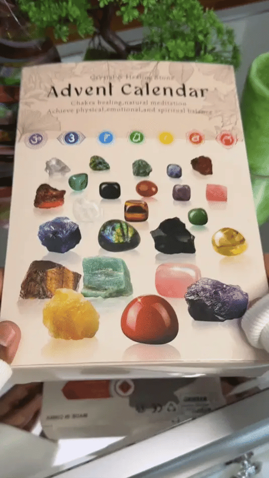 💎Crystal Advent Calendar🔮✨Shaped by Nature & Crafted by Hand💝