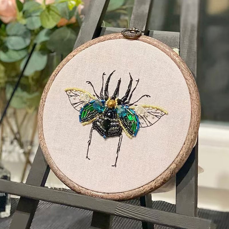 Insect Bead Embroidery DIY Craft Kit