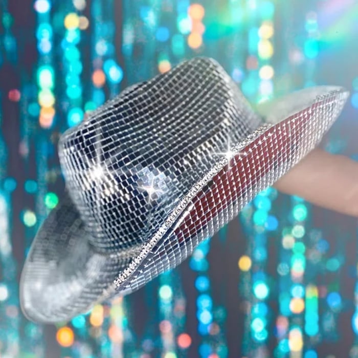 🔥Hot Sale 60% OFF🔥Disco Ball Cowboy Hat