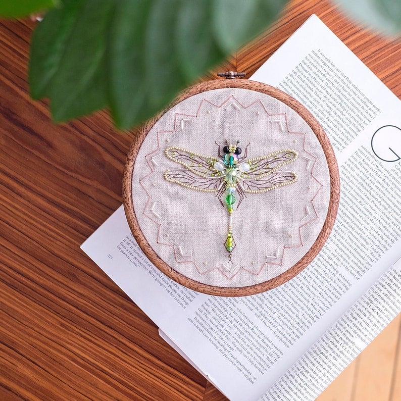 Insect Bead Embroidery DIY Craft Kit