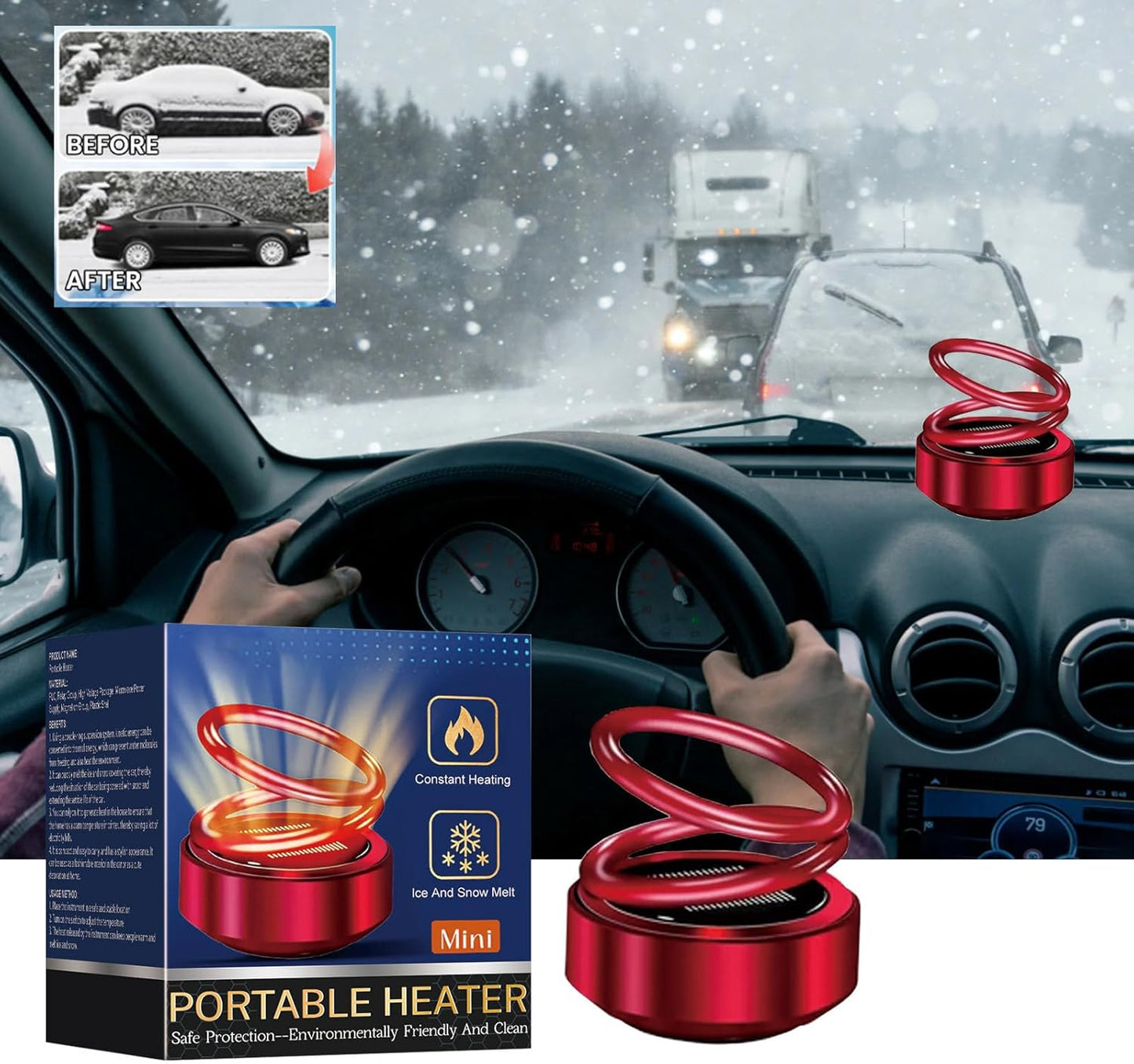 1+1 FREE | Portable Kinetic Molecular Heater Enjoy efficient heat anywhere