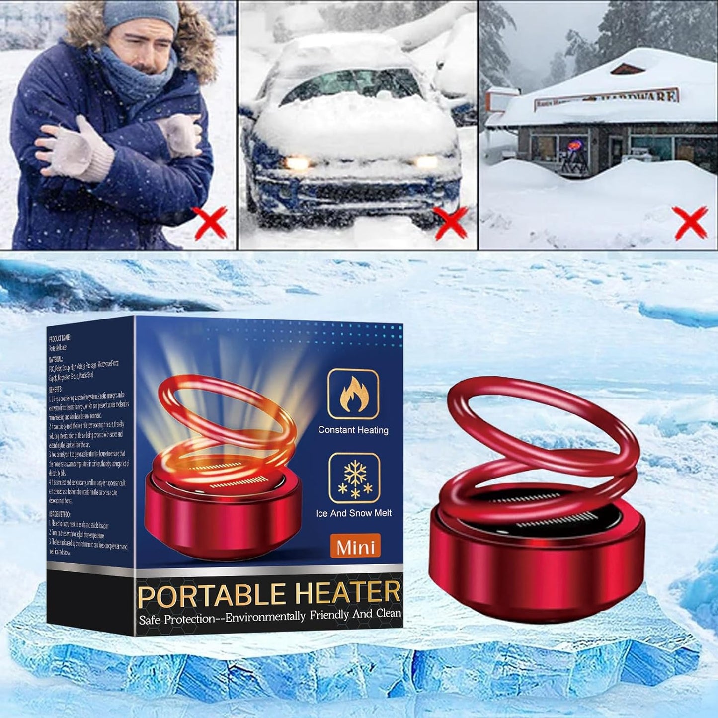 1+1 FREE | Portable Kinetic Molecular Heater Enjoy efficient heat anywhere