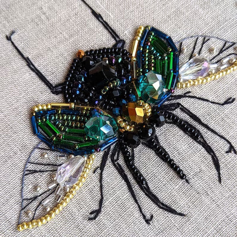 Insect Bead Embroidery DIY Craft Kit