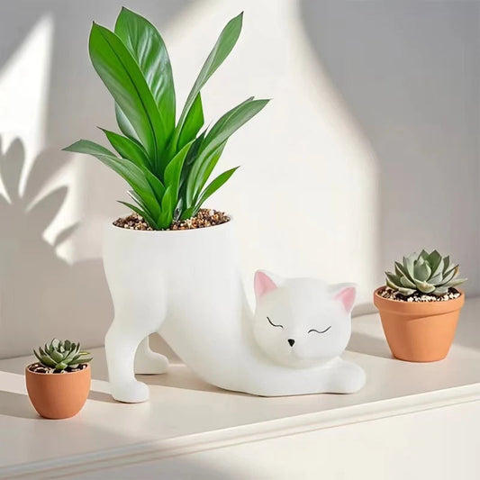 Limited-Time Offer — Ceramic Cat Planter