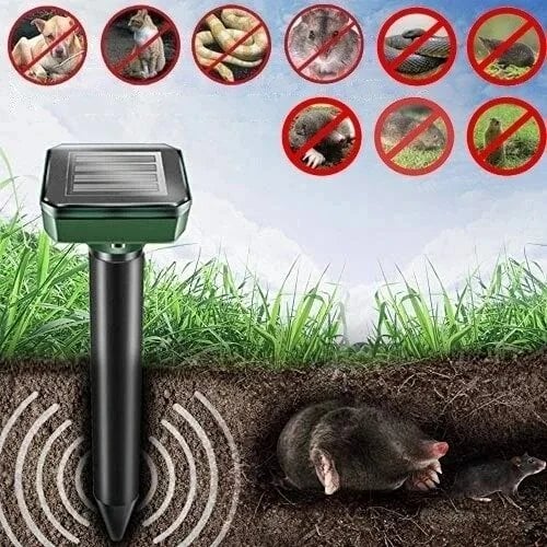 🔥49% OFF🔥Solar Powered Mole Repellent (Same for snakes/pests/rodents)