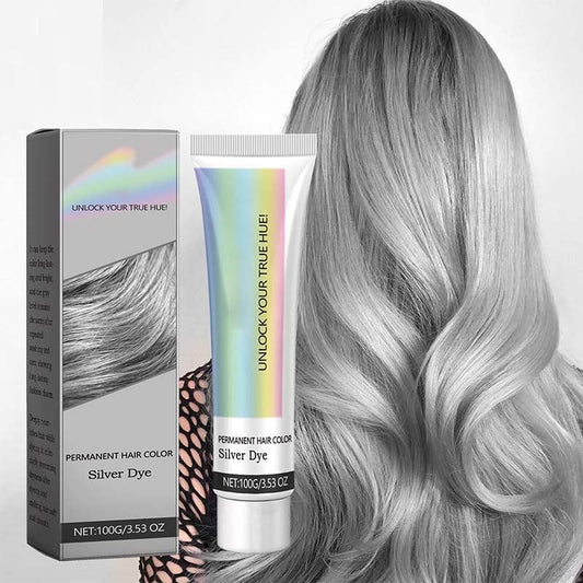 🔥Last Day 49% OFF🎁2-in-1 Natural Essence Extract Silver Hair Dye