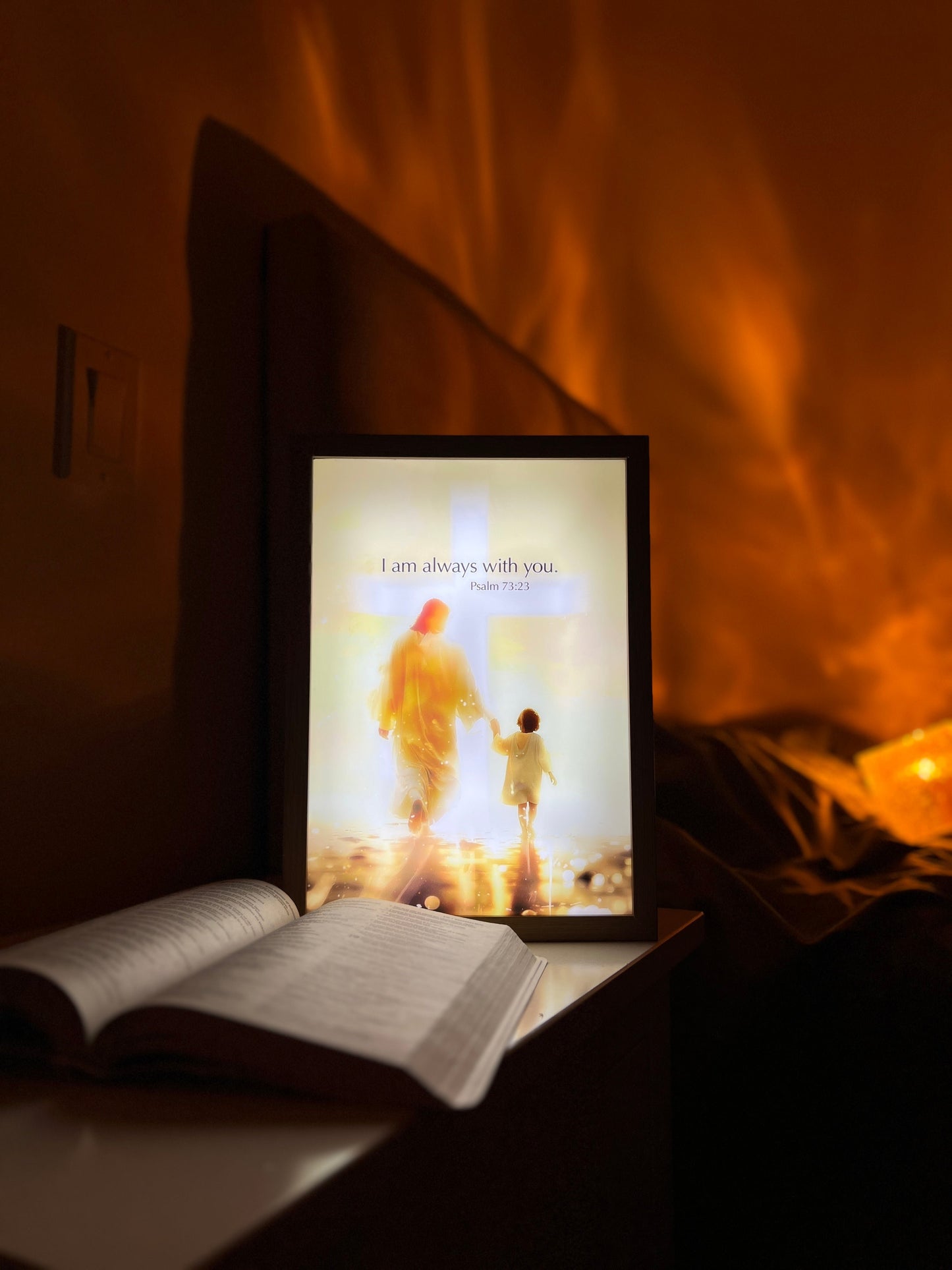 The Jesus Lamp( LED Painting Inspiring Jesus Painting Decorative Lights)
