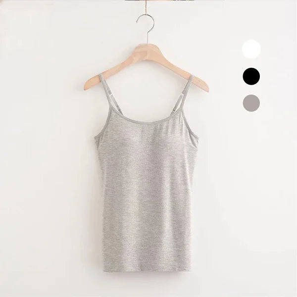 Loose-fitting Tank Top With Built-in Bra