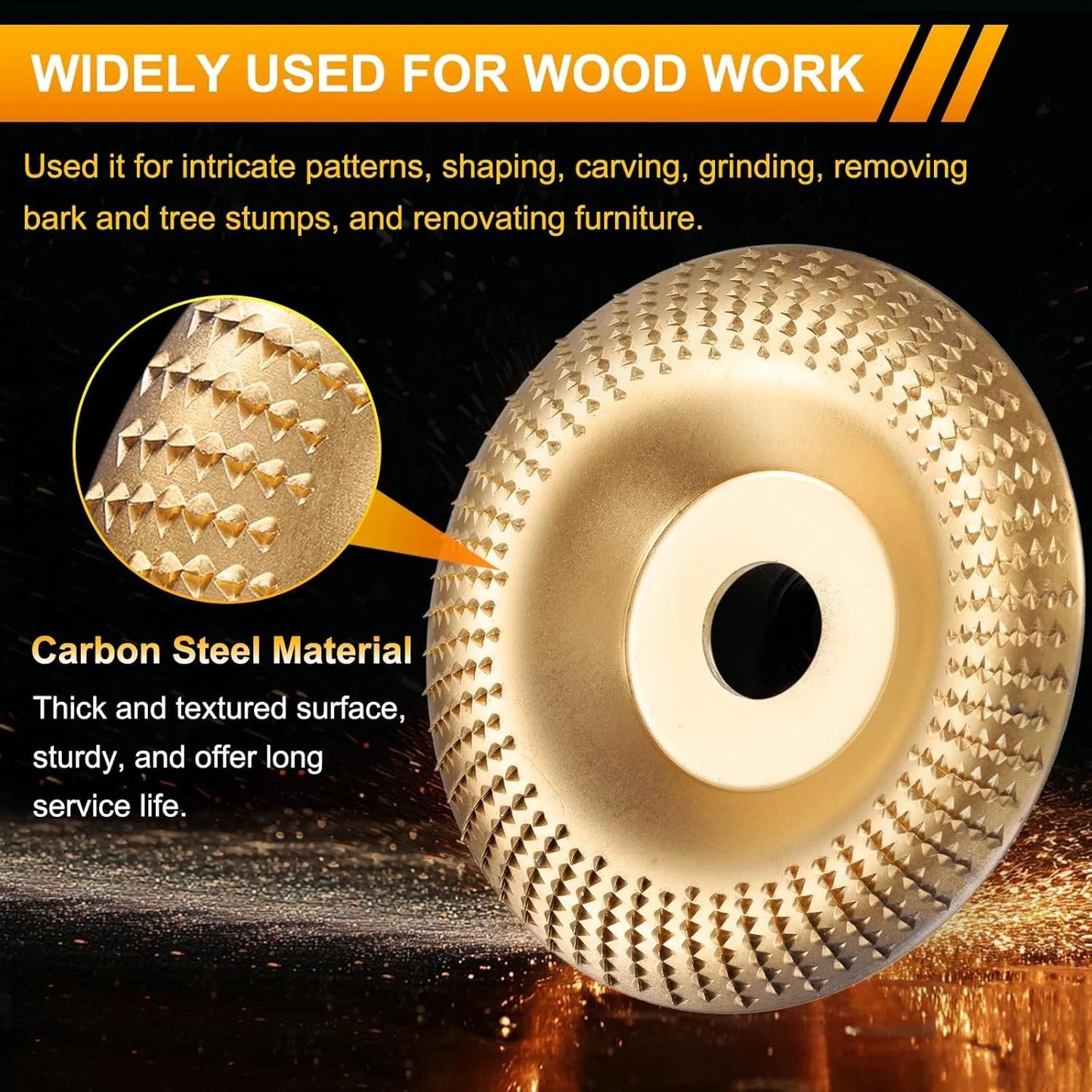 The Ultimate Companion for DIY Projects: Wood Carving & Sanding Wheel Set