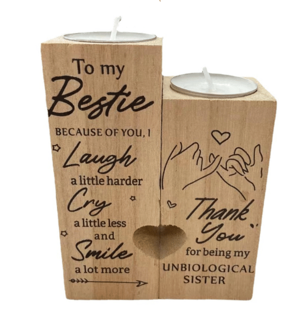 Last Day 49% OFF - Smile A Lot More - Candle Holder