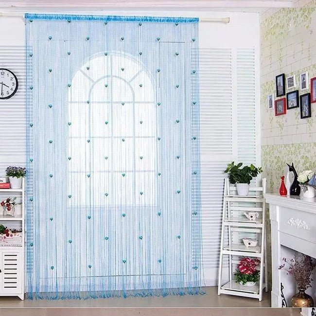 Velcro Versatile Decorative Rose Curtains
