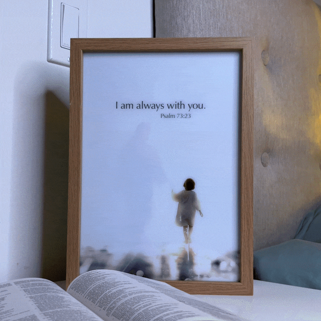 The Jesus Lamp( LED Painting Inspiring Jesus Painting Decorative Lights)