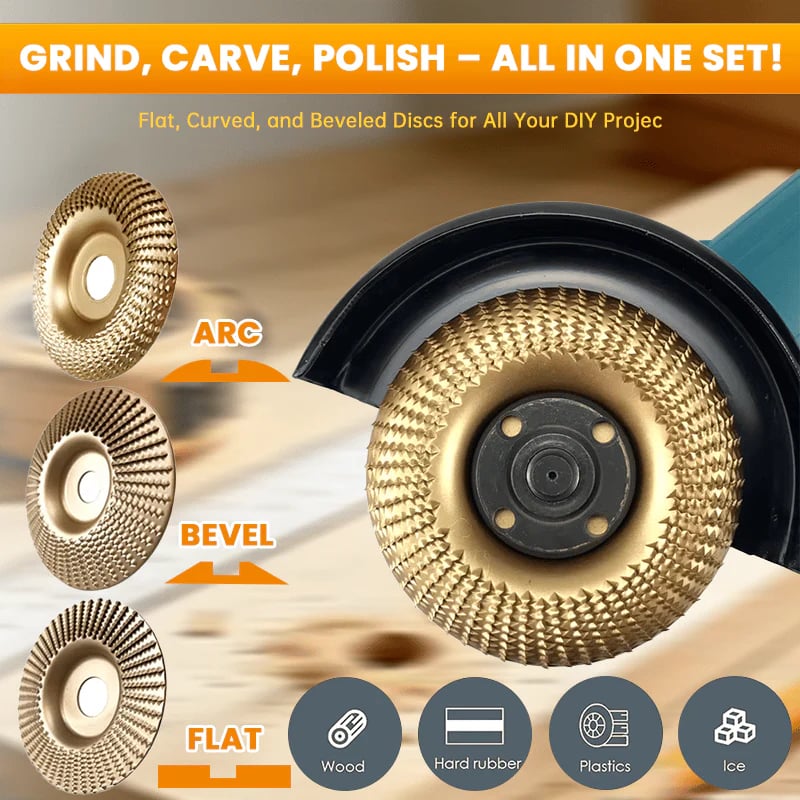 The Ultimate Companion for DIY Projects: Wood Carving & Sanding Wheel Set