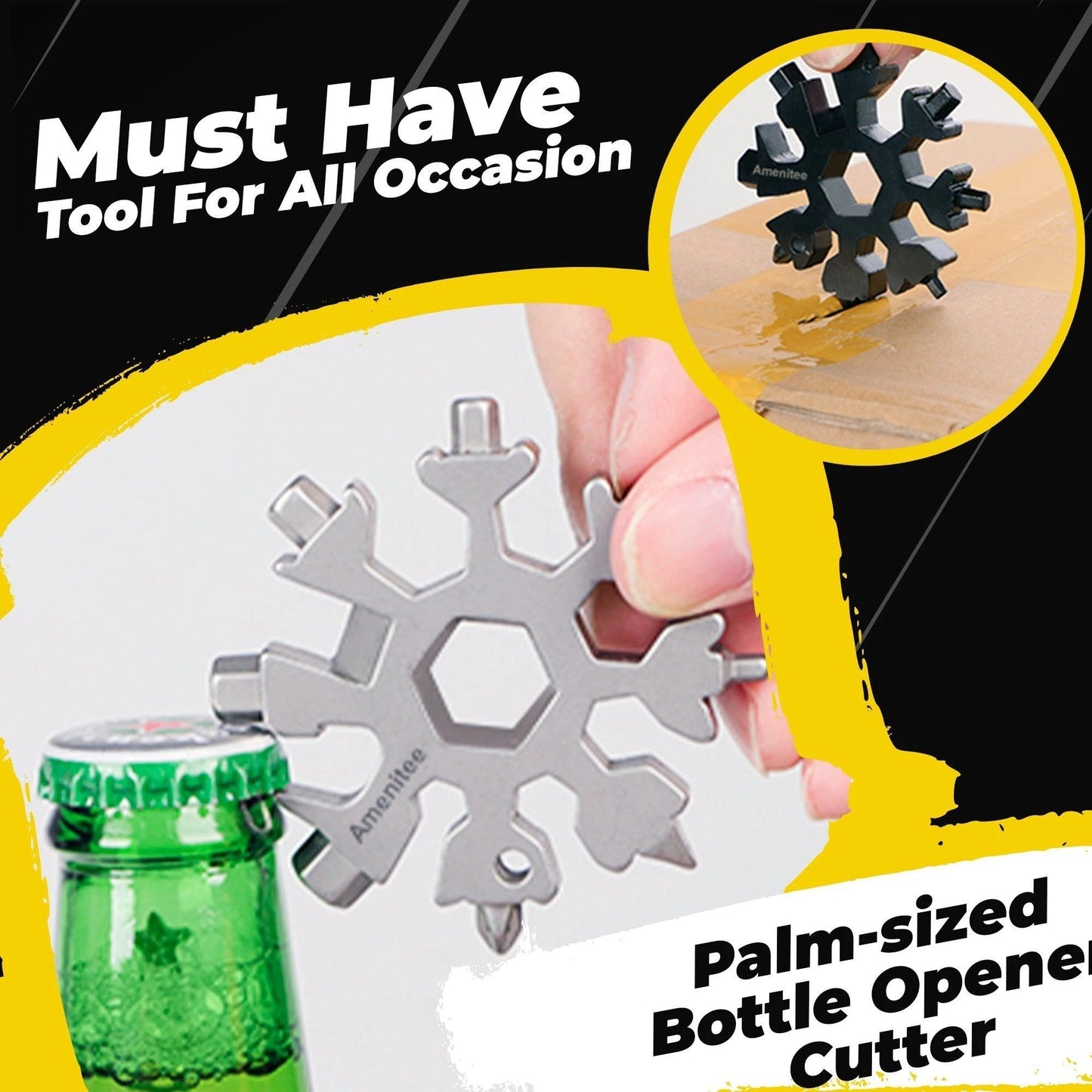 (🎄CHRISTMAS EARLY SALE-48% OFF)18-in-1 Snowflake Multi-tool