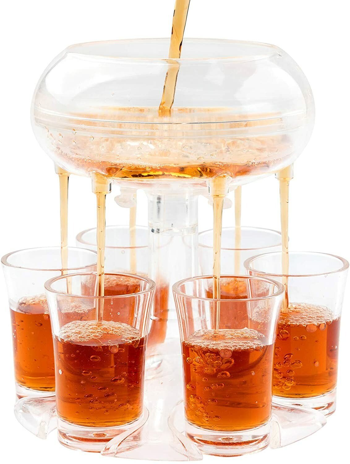 6 Shot Acrylic Beer Dispenser Holder