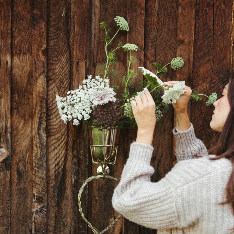 🌷Handcrafted Opal Wall Vessel