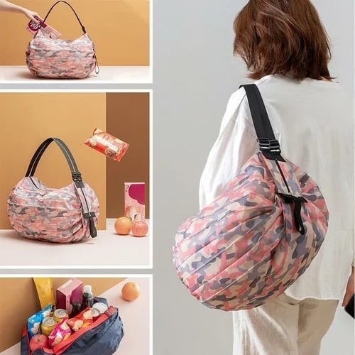 🌸Foldable Travel One-shoulder Portable Shopping Bag🌸