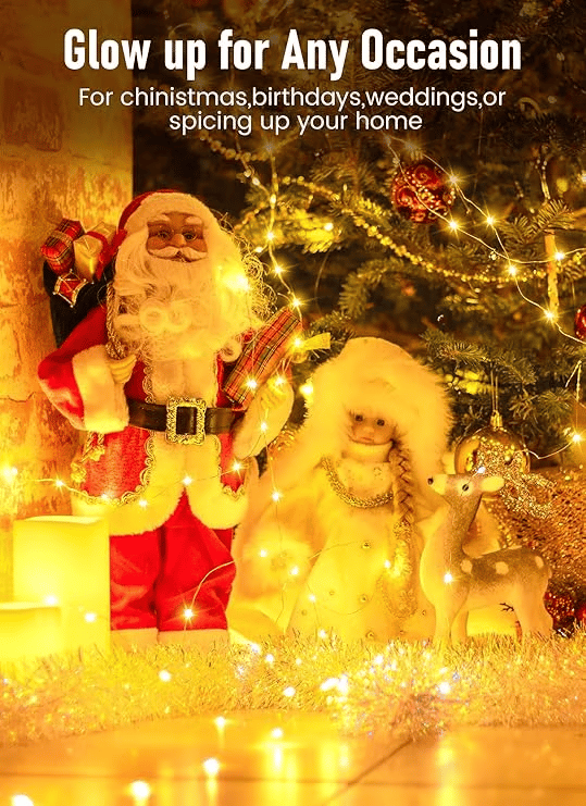 🌲8 Modes 100-600 Christmas LED Firefly Twinkle String Lights🌲