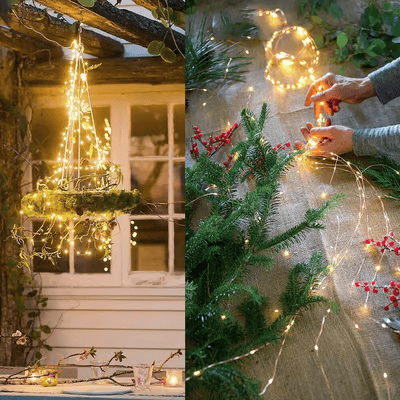 🌲8 Modes 100-600 Christmas LED Firefly Twinkle String Lights🌲