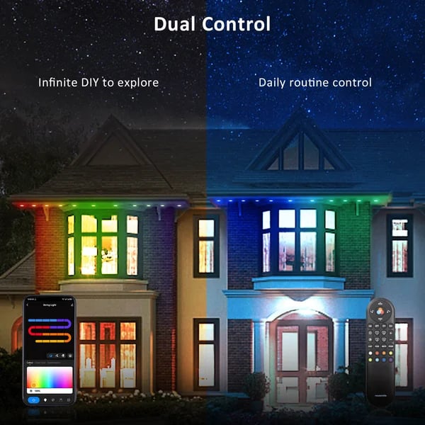 🎅 Early Christmas 49%OFF - Smart Rainbow LED Permanent Outdoor Light - Smart light 🎁