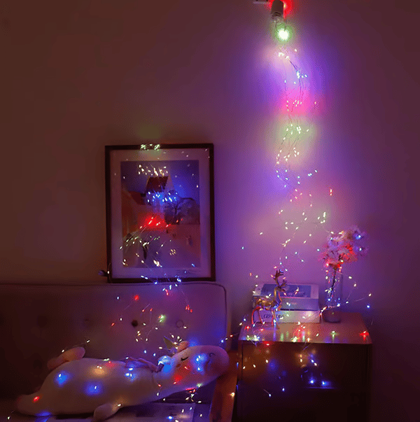 🌲8 Modes 100-600 Christmas LED Firefly Twinkle String Lights🌲