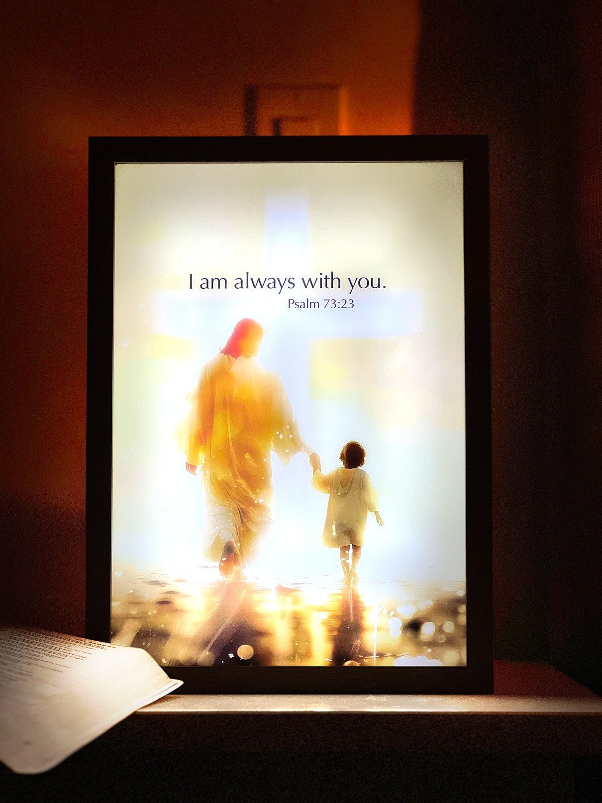The Jesus Lamp( LED Painting Inspiring Jesus Painting Decorative Lights)