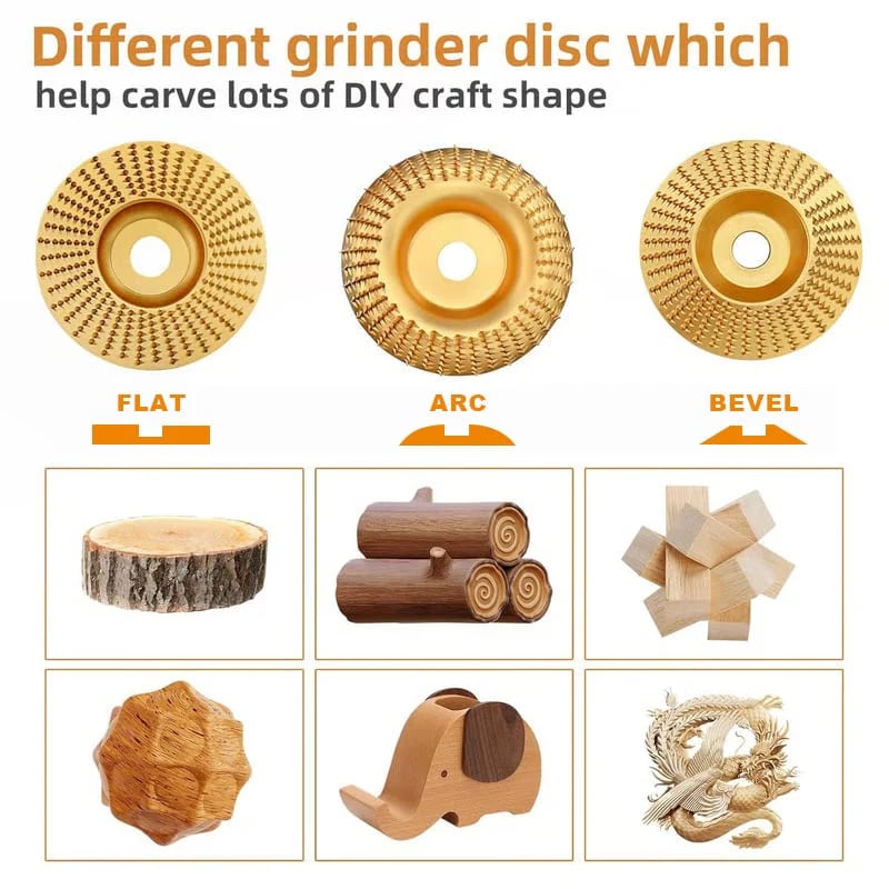 The Ultimate Companion for DIY Projects: Wood Carving & Sanding Wheel Set