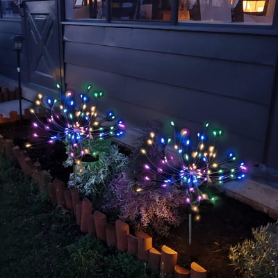 🔥LAST DAY 70% OFF🎁Waterproof Solar Garden Fireworks Lamp