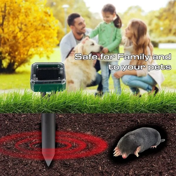 🔥49% OFF🔥Solar Powered Mole Repellent (Same for snakes/pests/rodents)