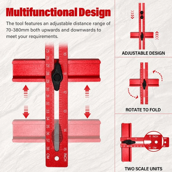 4 in 1 Router Milling Groove Bracket Advantages