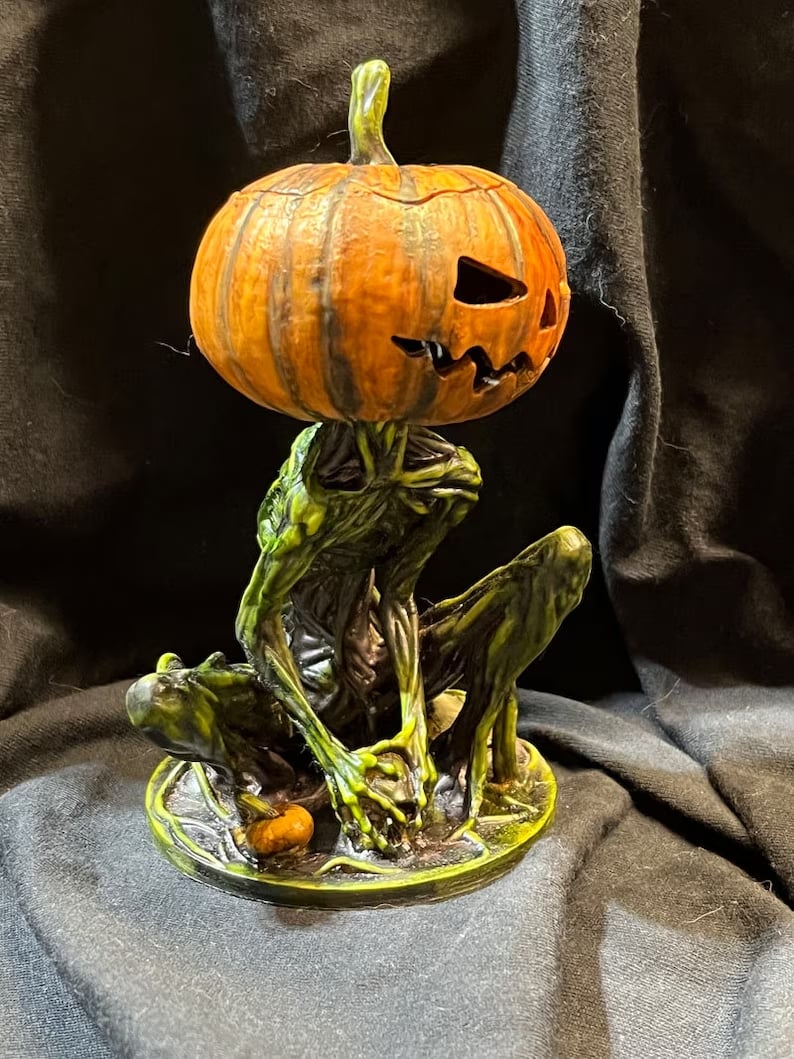 🎃Halloween horror ORIGINAL pumpkin head Ghouls monster