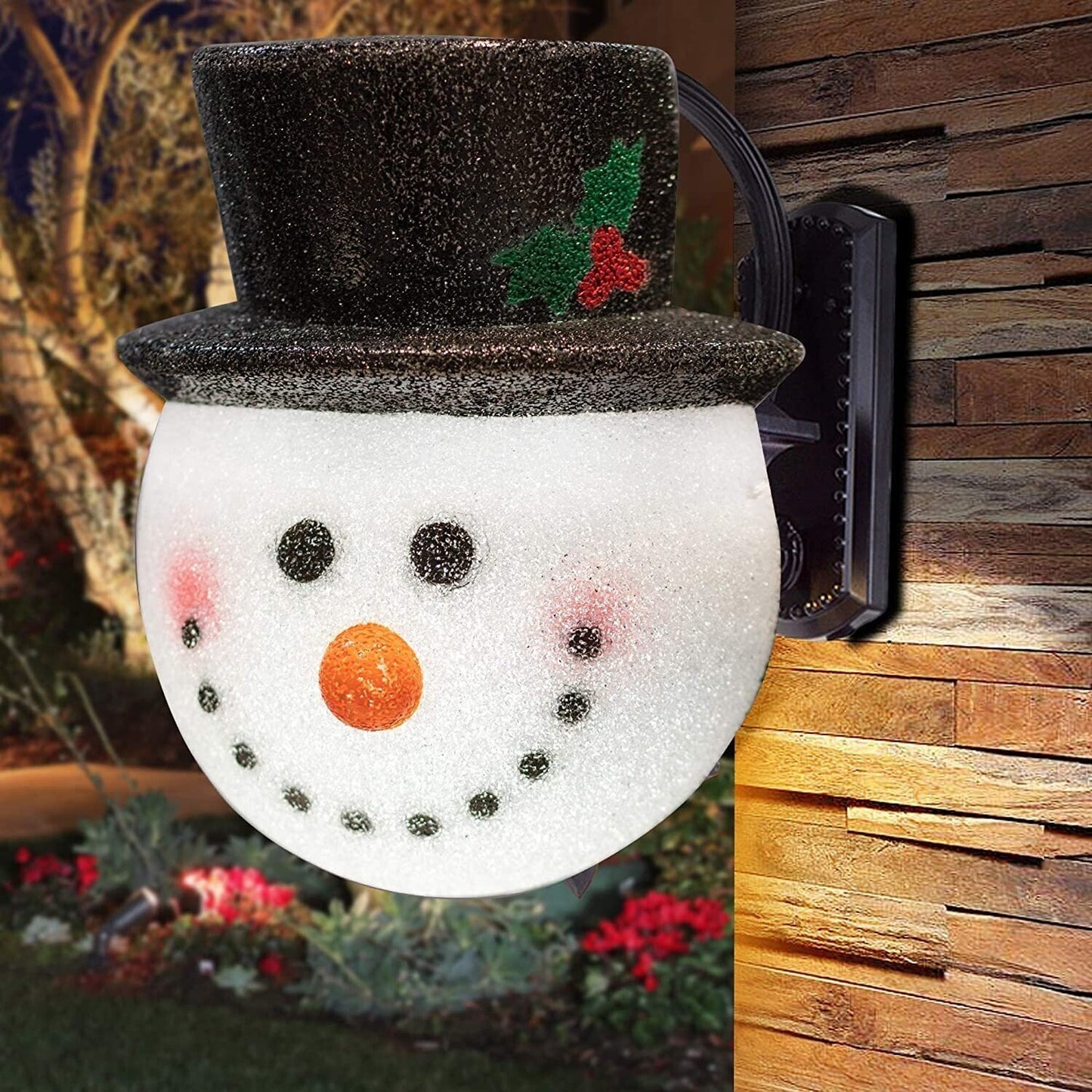 Snowman Porch Light Covers（Two Lampshades）