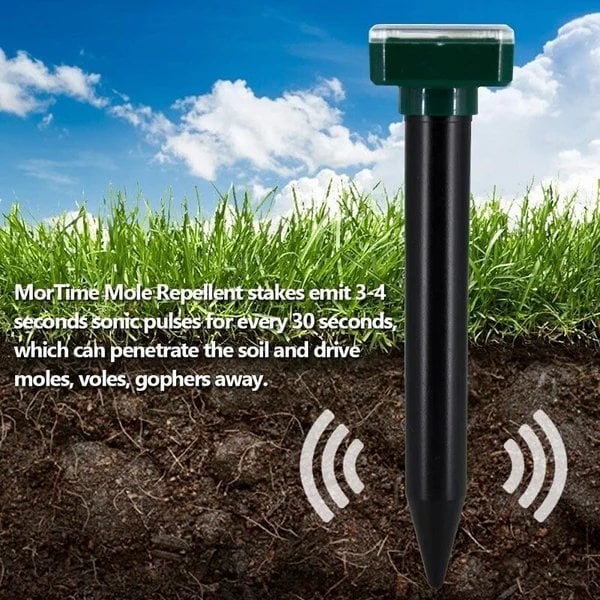 🔥49% OFF🔥Solar Powered Mole Repellent (Same for snakes/pests/rodents)