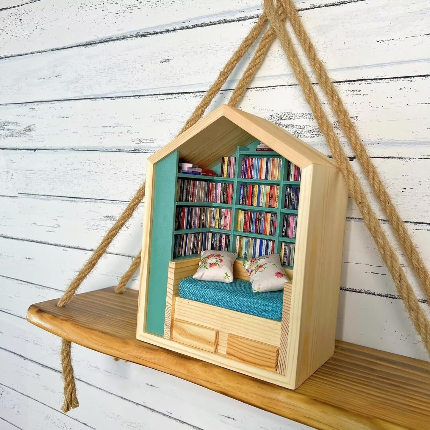 📚🏠Miniature Anxiety Bookshelf