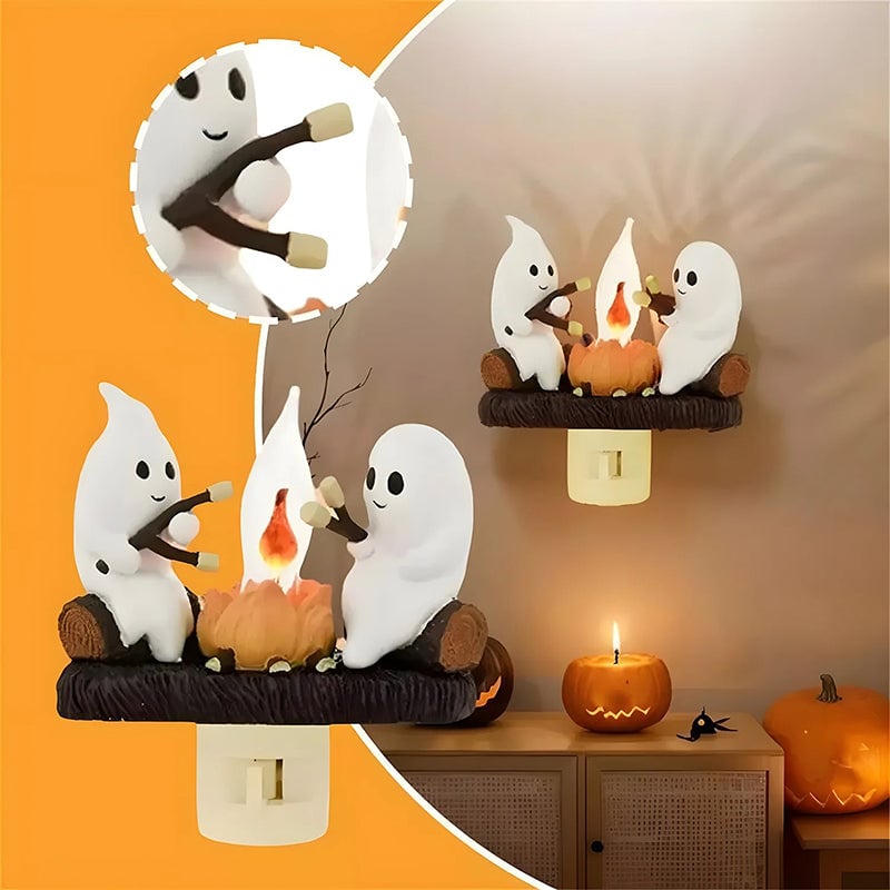 🎃Ghost Campfire NightLight