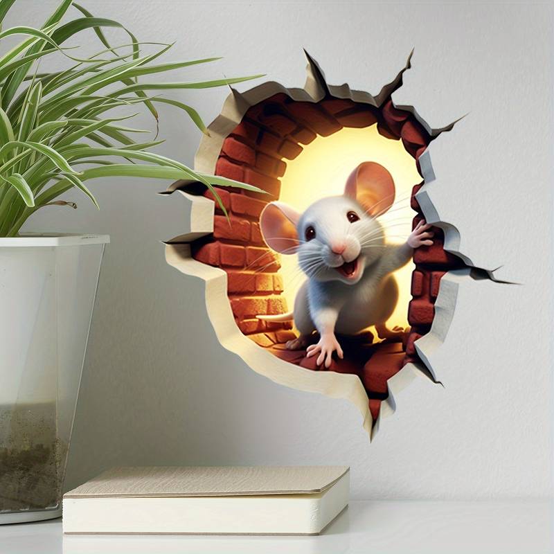 ON SALE🔥3D Creative Cartoon Wall Sticker - Removable Waterproof Sticker For Bedroom Living Room Decor, Home Decor, Room Decor