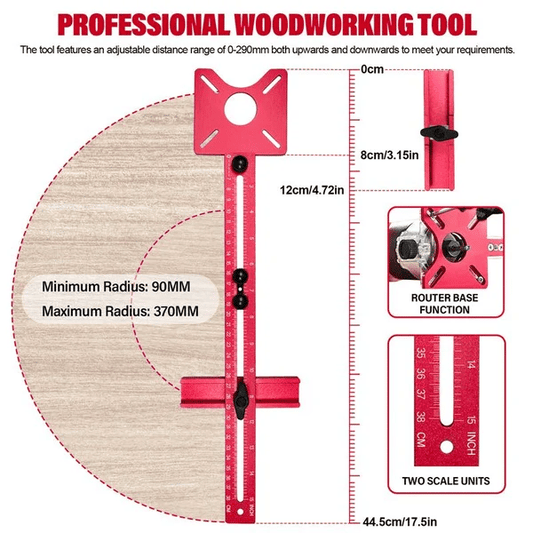 4 in 1 Router Milling Groove Bracket Advantages