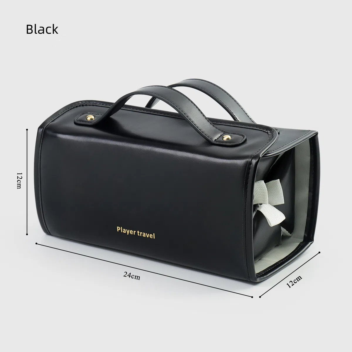 TO DAY 49% OFF Leather Waterproof Cosmetic Bag