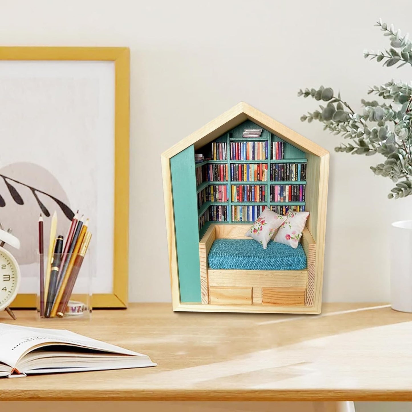 📚🏠Miniature Anxiety Bookshelf