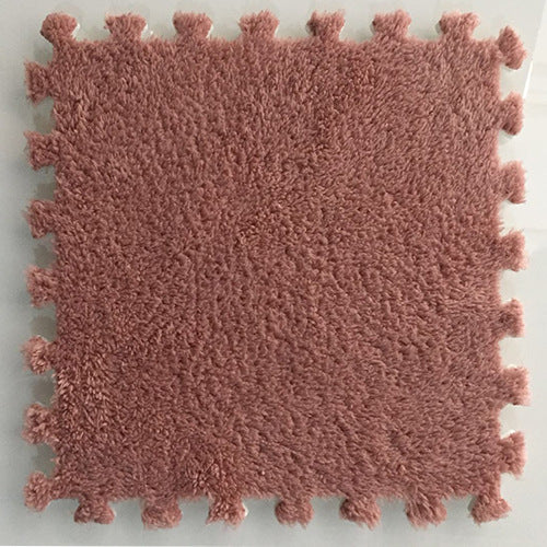 Spliced suede carpet