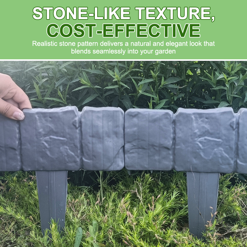 🏡 New Arrival: 40% OFF 🪴 Faux Stone Garden Fencing