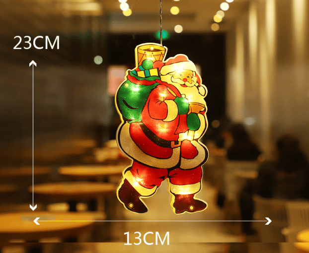 (🎅EARLY CHRISTMAS SALE - 48% OFF) CHRISTMAS WINDOW HANGING LIGHTS - Buy 4 FREE SHIPPING NOW!