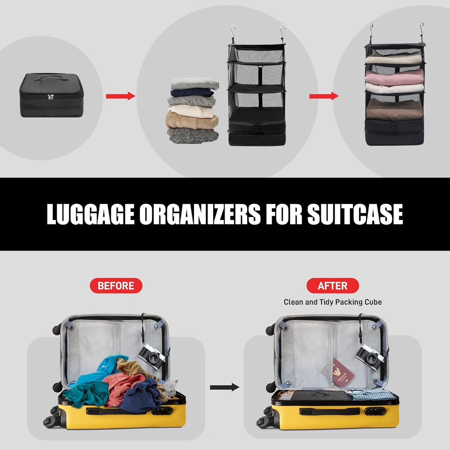 🔥Summer Hot Sale Promotion-49% OFF🧳-Triple Organizer Hanging Bag(buy 2 free shipping)