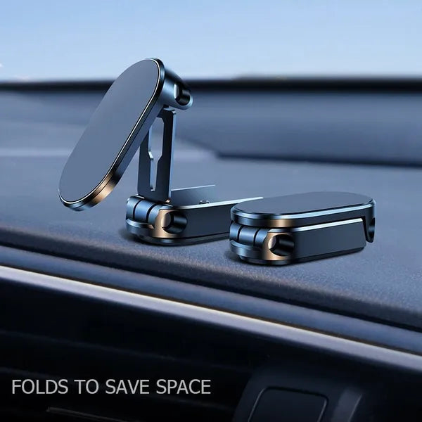 🔥 LAST DAY SALE 50% OFF 🔥 Alloy Folding Magnetic Car Phone Holder