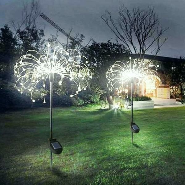 📢📢BIG SALE-BUT 2 GET 1 FREE !⏰⏰Waterproof Solar Garden Fireworks Lamp