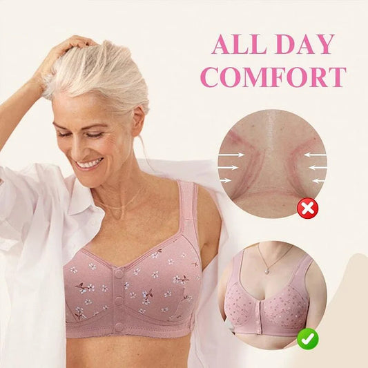 🔥Last Day 80% OFF - Comfortable & Convenient Front Button Bra