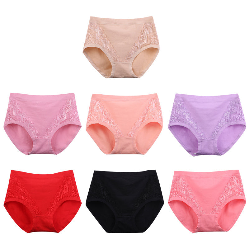 2024 Plus Size High Waist Leak Proof Cotton Panties - Hot Sale 48% OFF